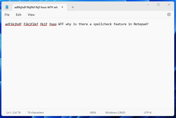 Windows11记事本喜迎升级：支持拼写检查、自动纠错