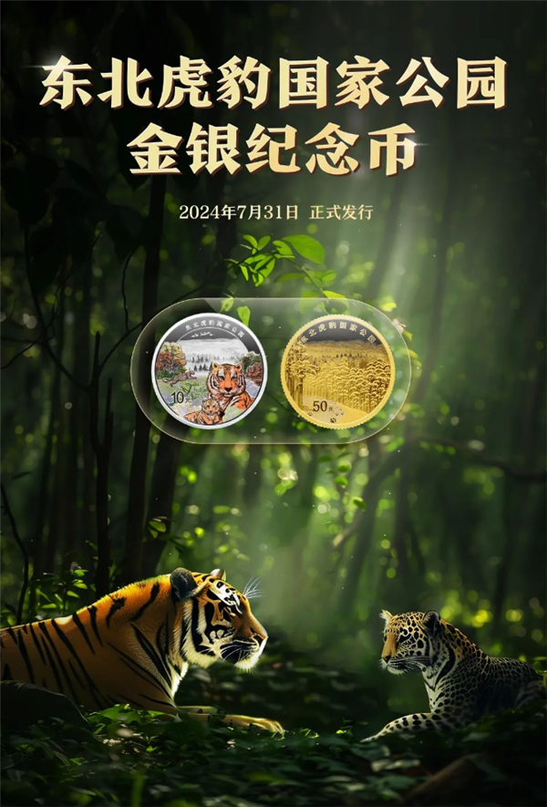 世界上最大的猫科动物东北虎纪念币今日发行：6007万枚(东北虎纪念币价格最高)