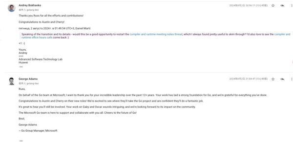 谷歌Go团队十二年技术负责人突然退位！微软、华为等表达感谢(谷歌 团队)