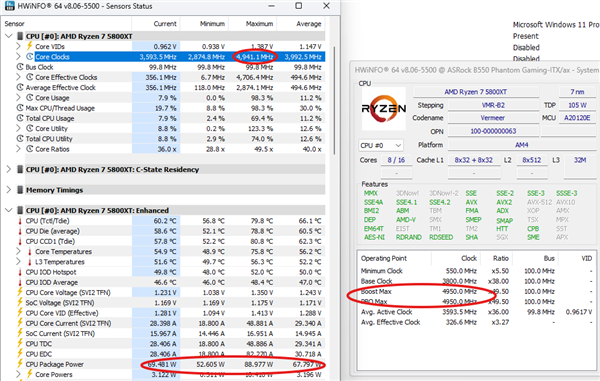 AMDZen3锐龙75800XT比想象更强！风冷下65WEco跑到5GHz