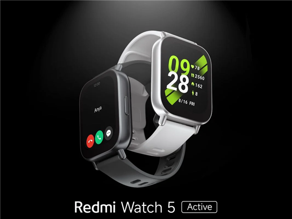 RedmiWatch5Active正式发布！搭载HyperOS续航可达18天