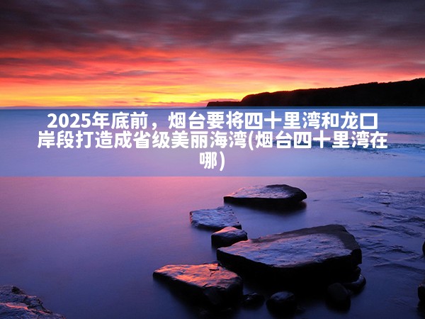 2025年底前，烟台要将四十里湾和龙口岸段打造成省级美丽海湾(烟台四十里湾在哪)