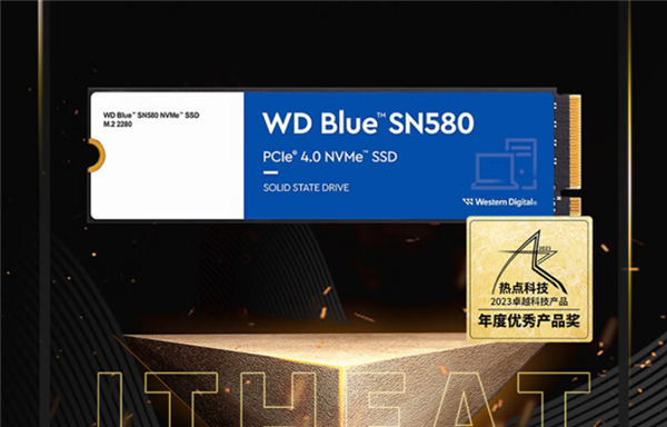 429元起西部数据WDBlueSN5000SSD开售：最高可选4TB