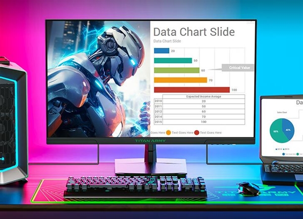 泰坦军团推出新款27英寸显示器：1080P240Hz屏首发999元