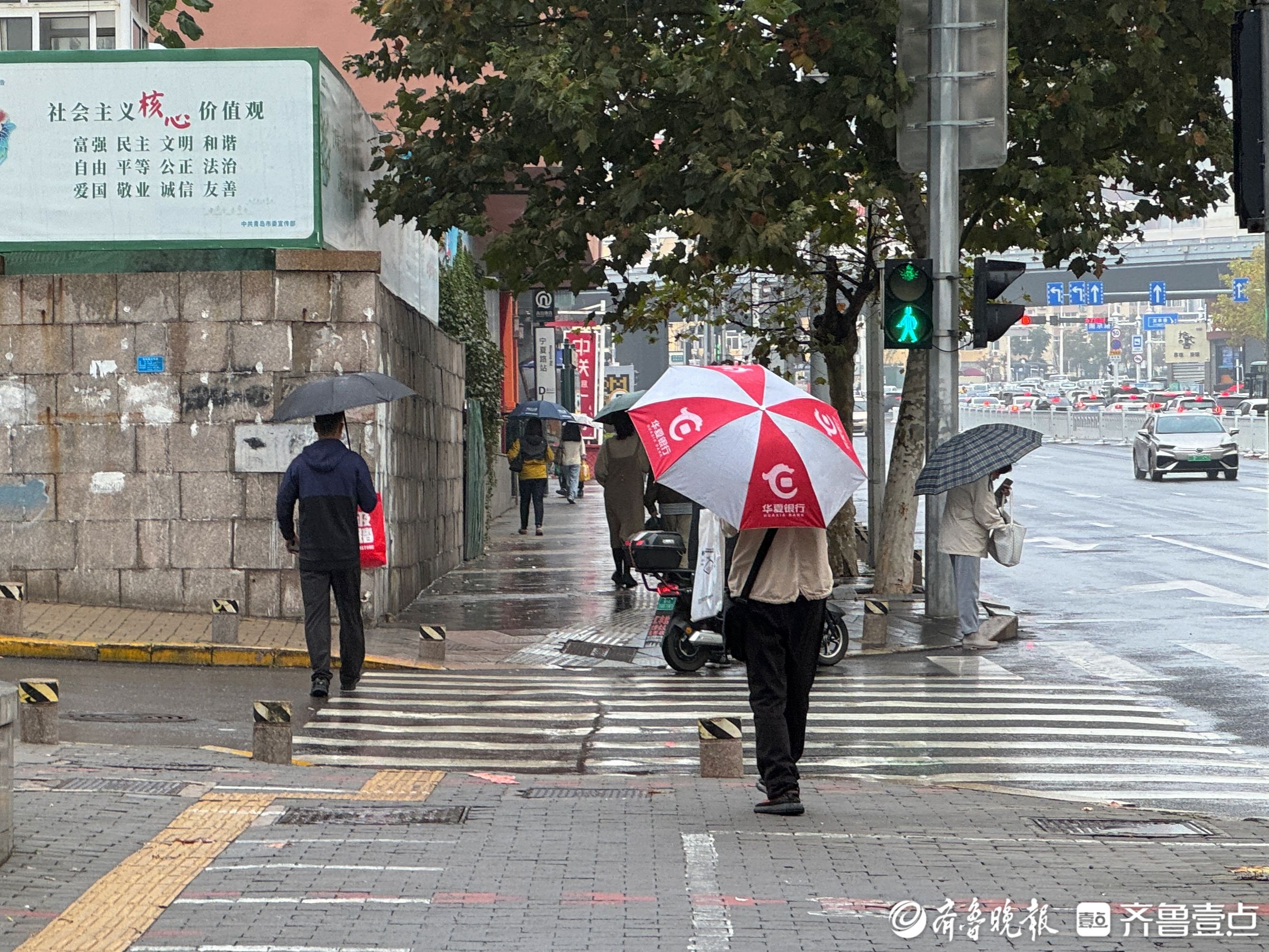 受新一轮冷空气影响，22日午后青岛风力增大，气温小幅下降(青岛风力天气预报)